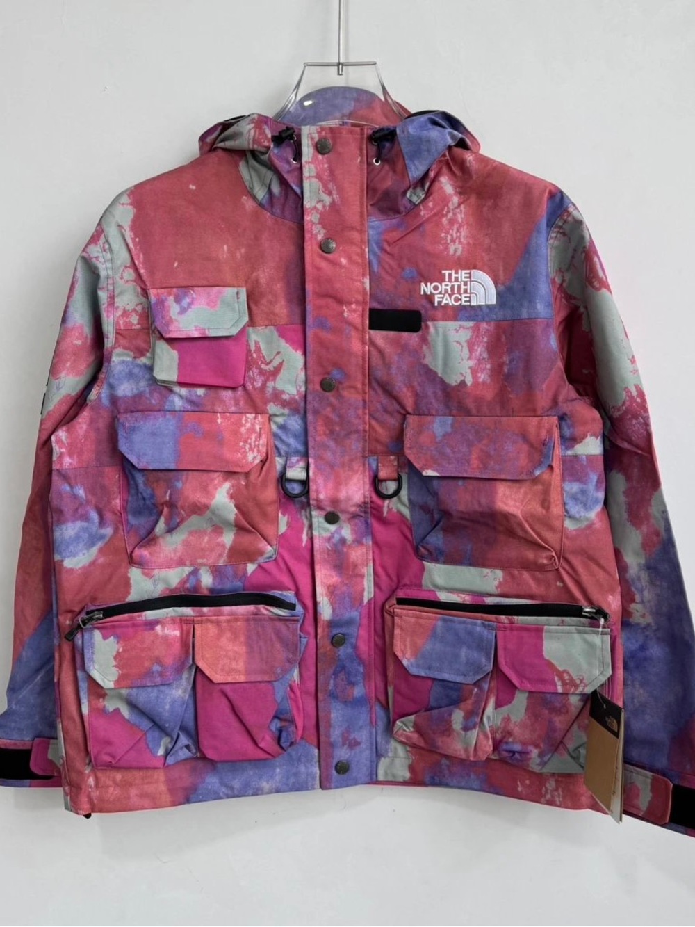 Supreme The North Face Kids' Pink & Purple Print Hooded Jacket